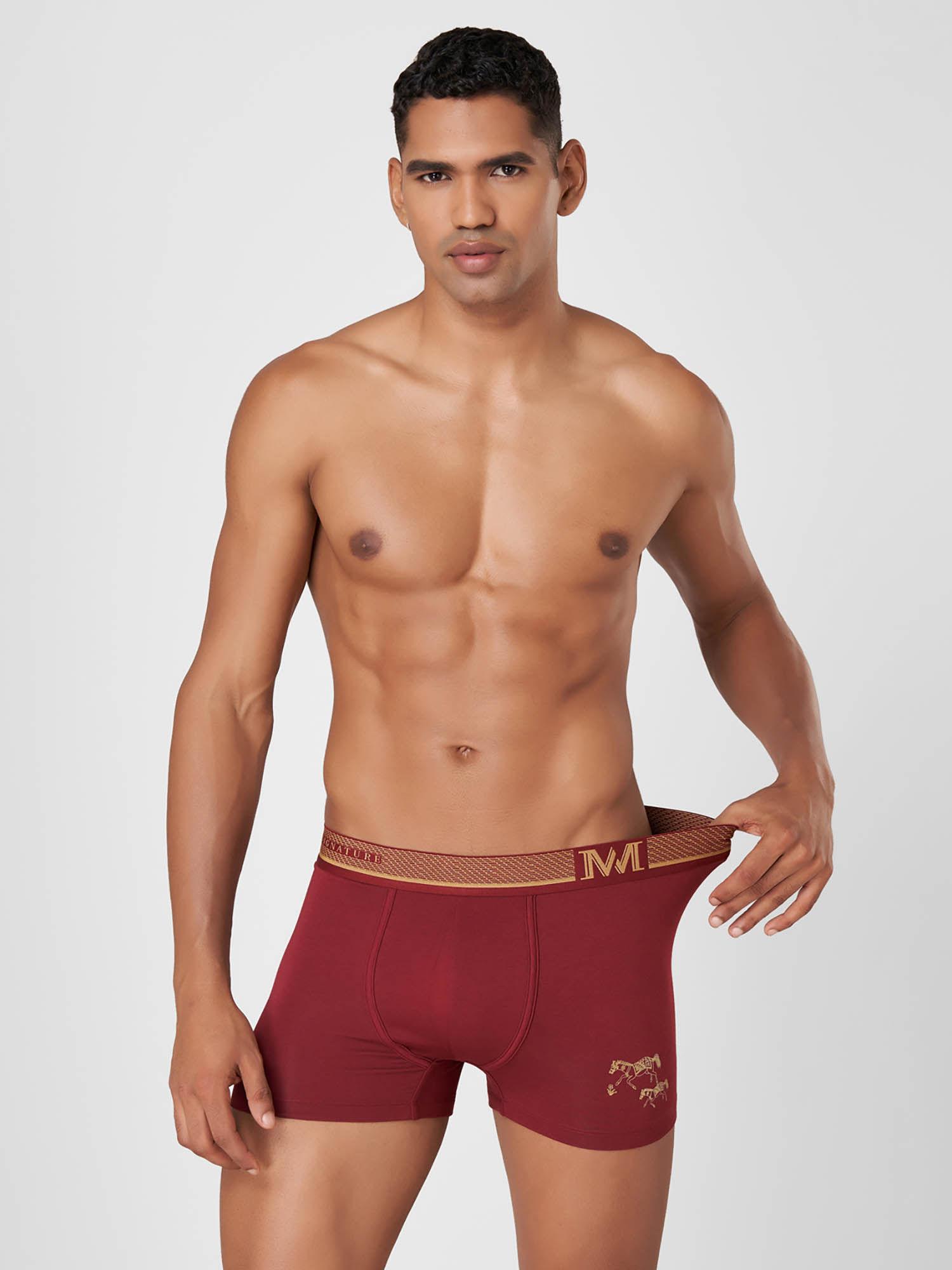 macroman m series mw signature collection by rohit bal supima modal spandex trunk (pack of 3)