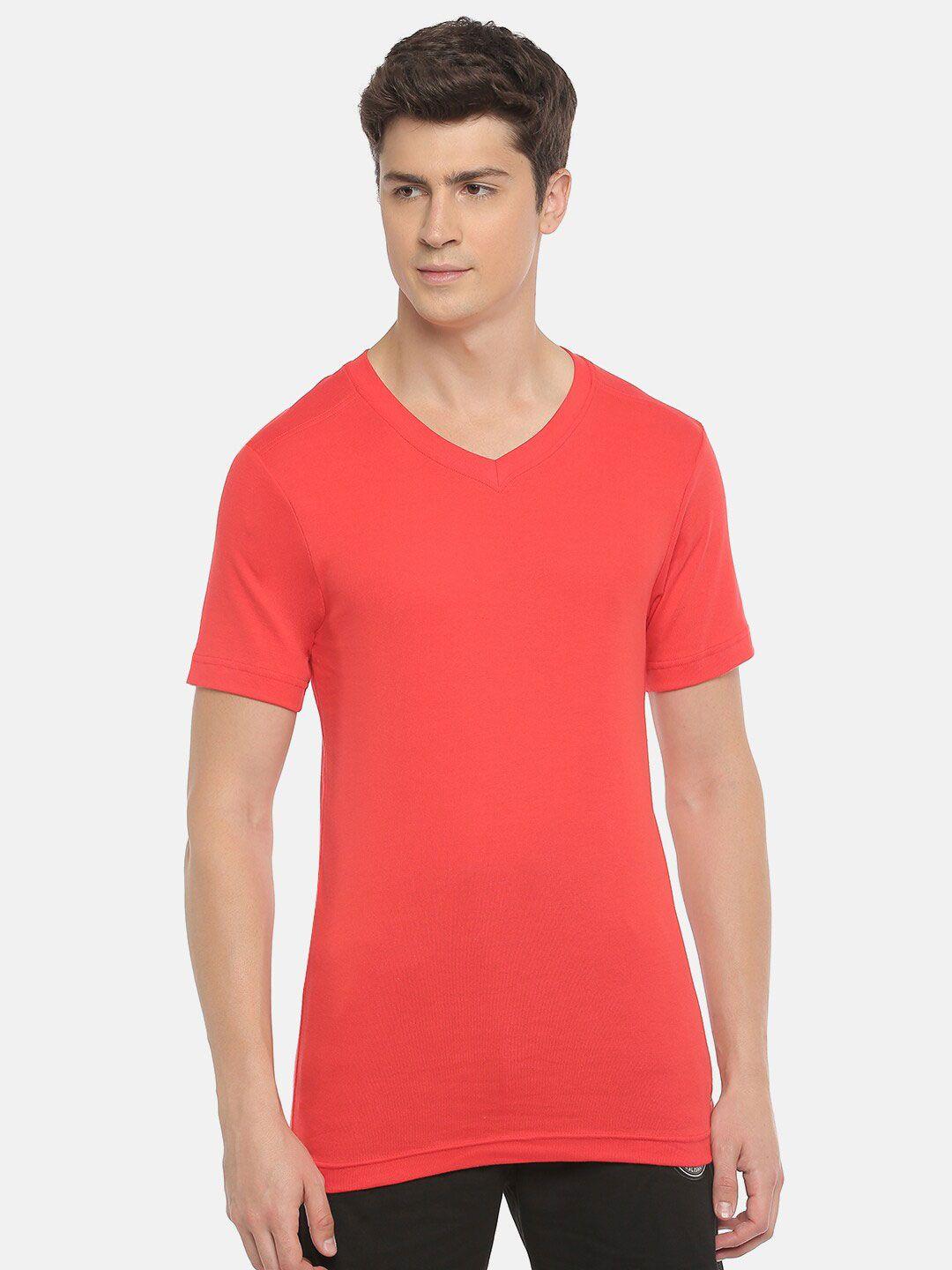 macroman m-series v-neck short sleeves pure cotton t-shirt