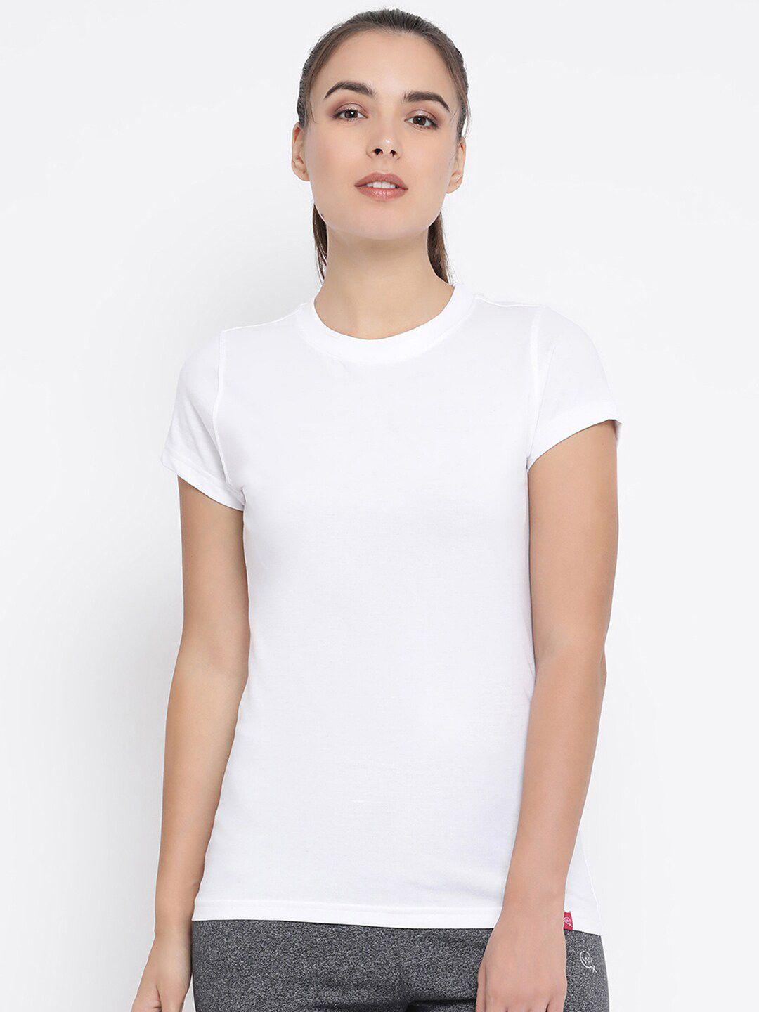 macrowoman w-series round neck pure cotton sport t-shirt