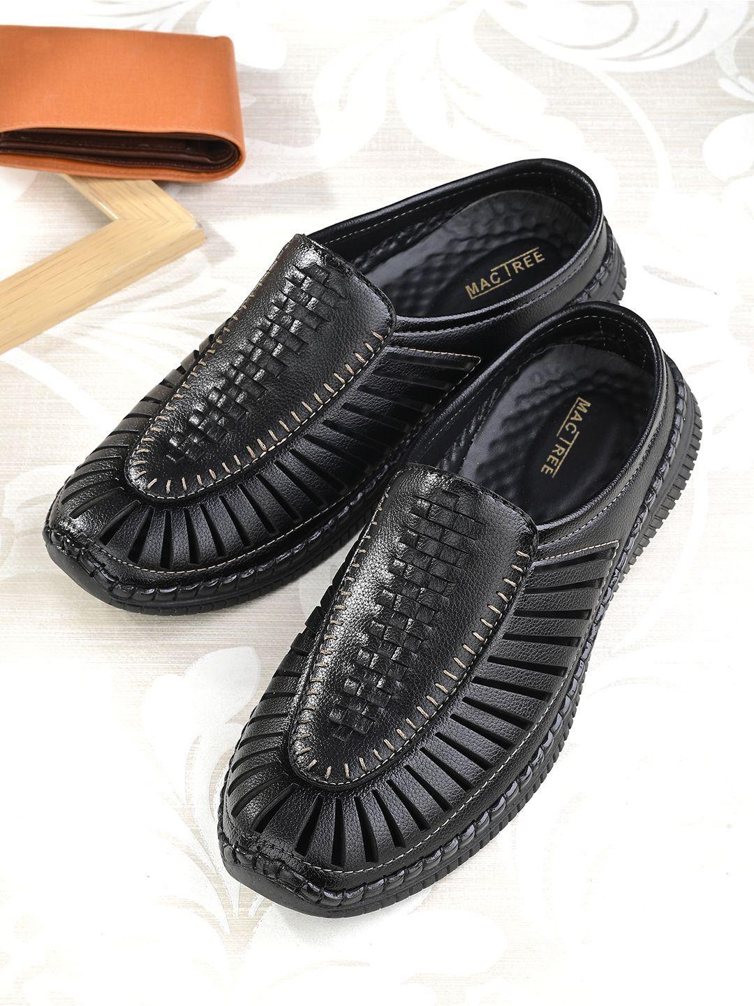 mactree men pu shoe-style sandals