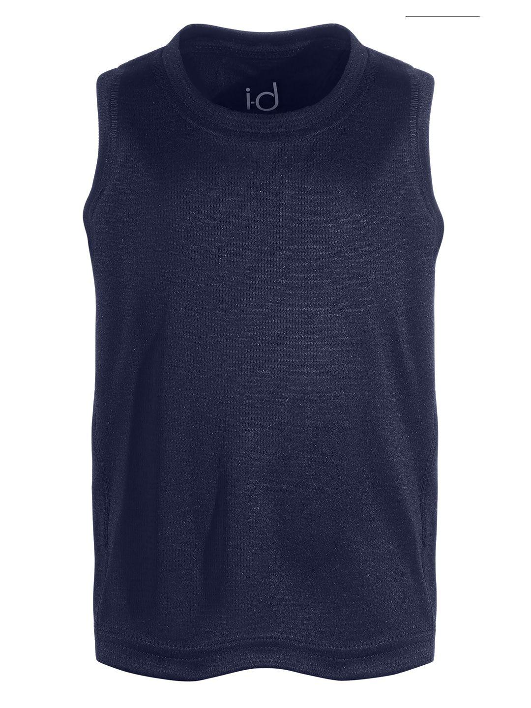 macy's ideology boys navy blue solid t-shirt