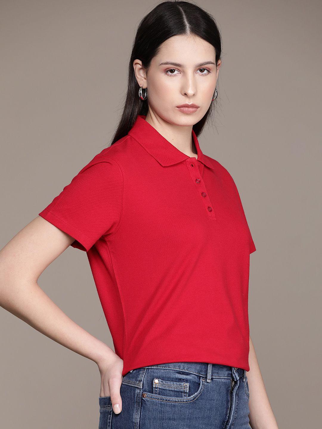 macy's karen scott polo collar pure cotton t-shirt