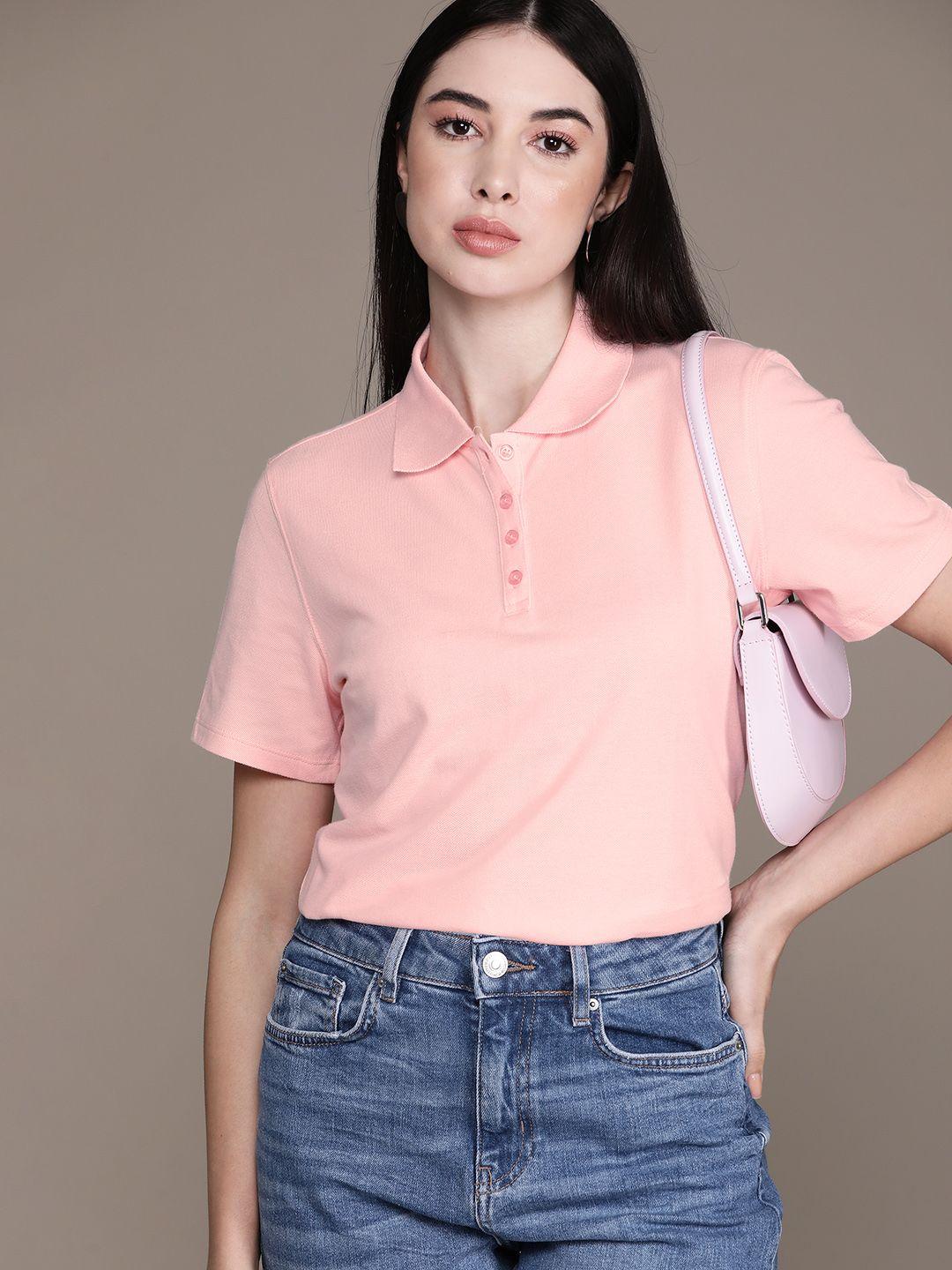 macy's karen scott polo collar pure cotton t-shirt