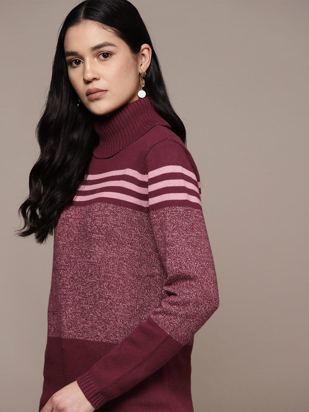 macy's karen scott women self-striped pure cotton pullover