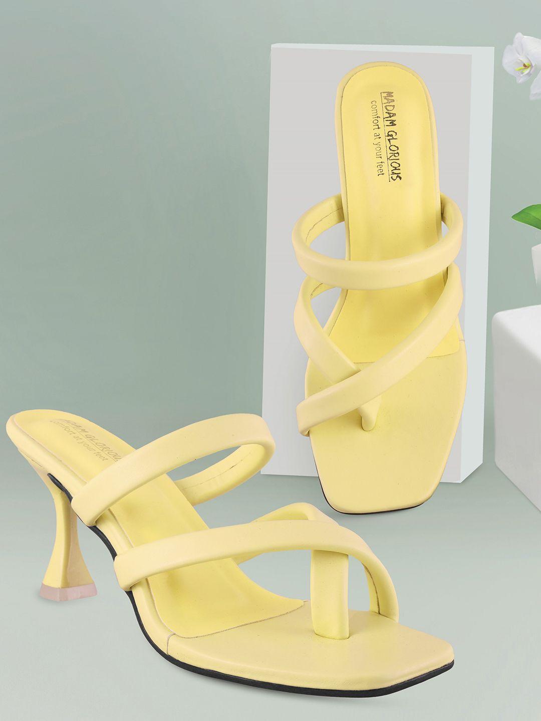 madam glorious one-toe platform heels