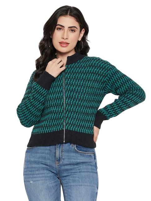 madame green printed sweater