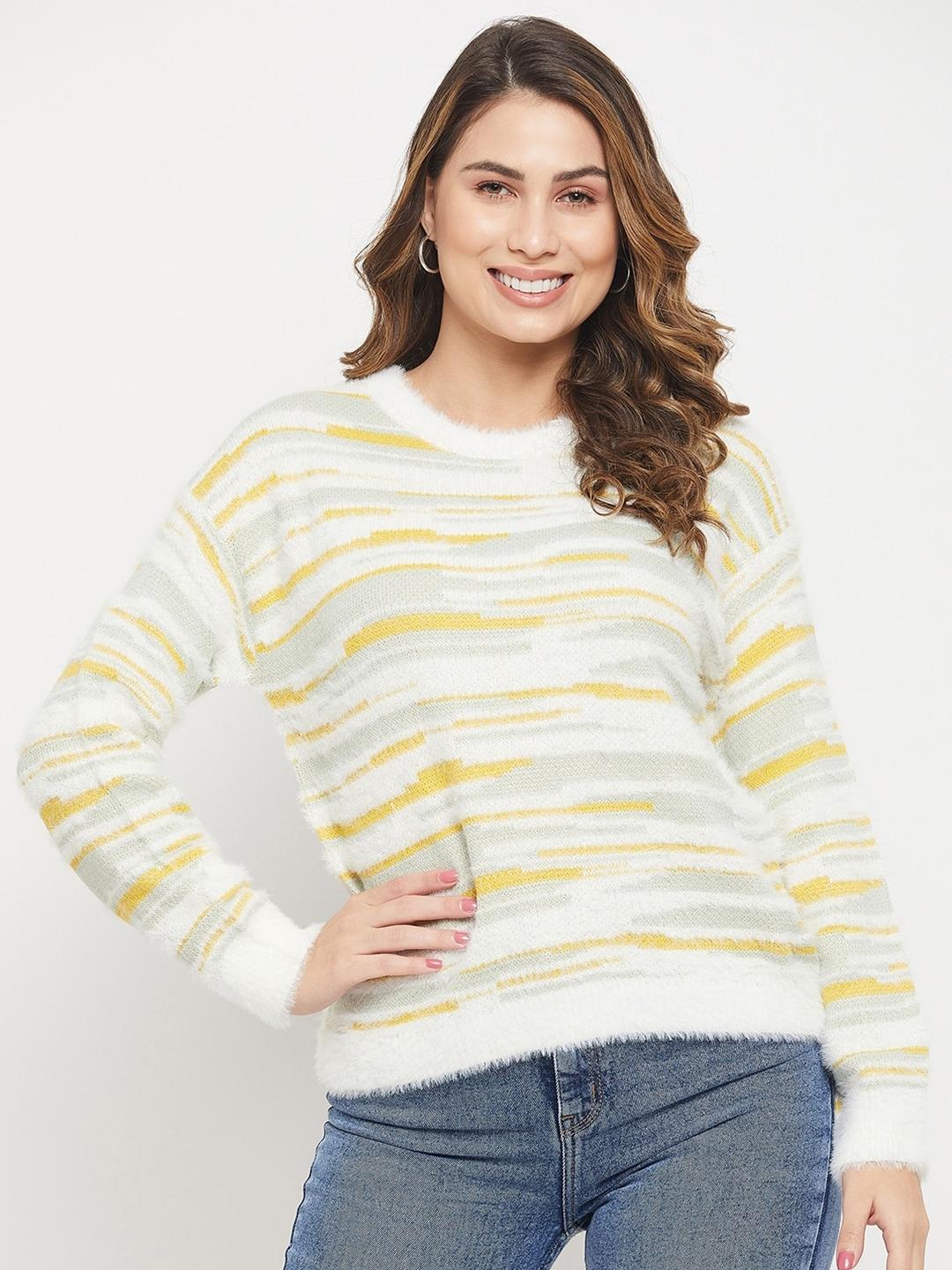 madame women acrylic  printed pullover