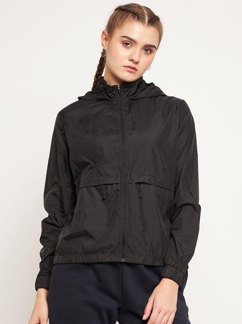 madame black regular fit jacket