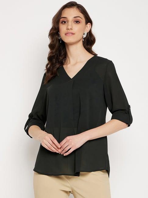 madame black regular fit top