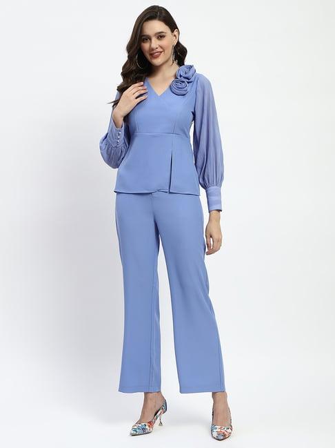 madame blue maxi co-ord set