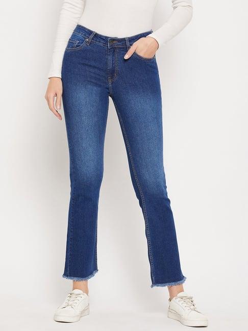 madame blue mid rise jeans