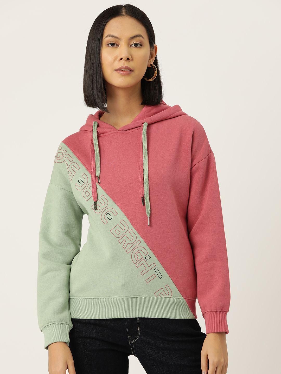 madame colourblocked hooded sweatshirt