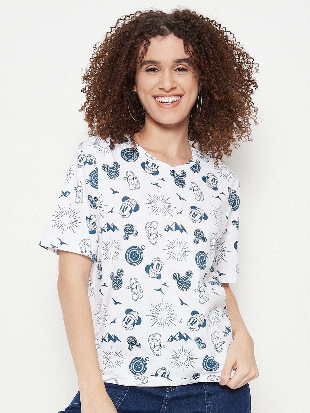 madame conversational print cotton top