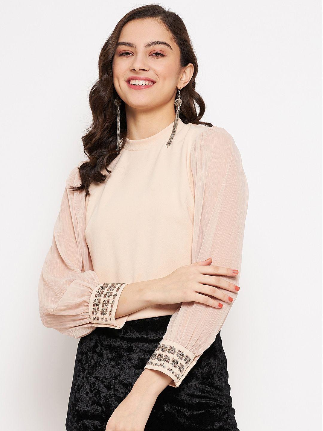 madame cuffed sleeve top