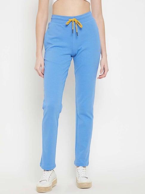 madame m secret blue cotton sports track pants