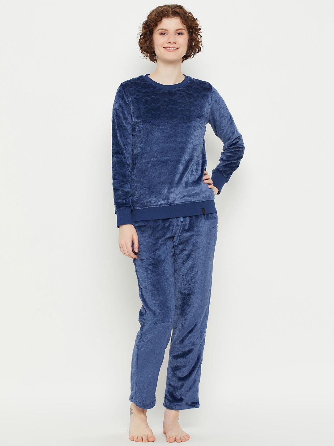 madame m secret round neck sweatshirts with pyjamas