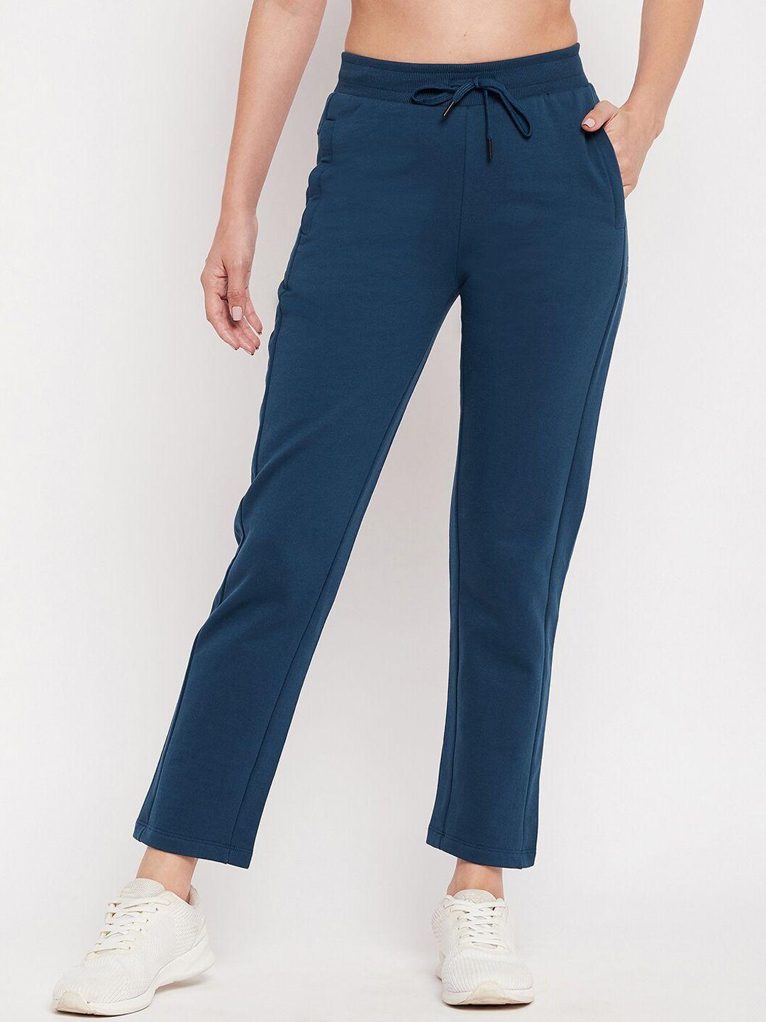 madame m secret women blue solid track pants