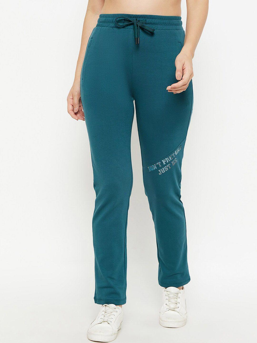 madame m secret women mid-rise cotton track pants