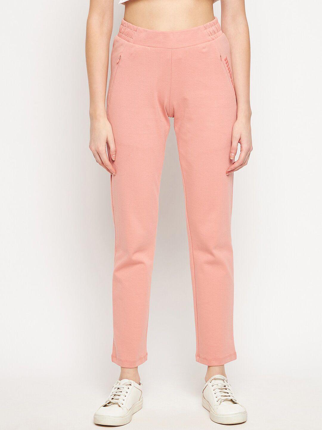 madame m secret women pink solid track pants