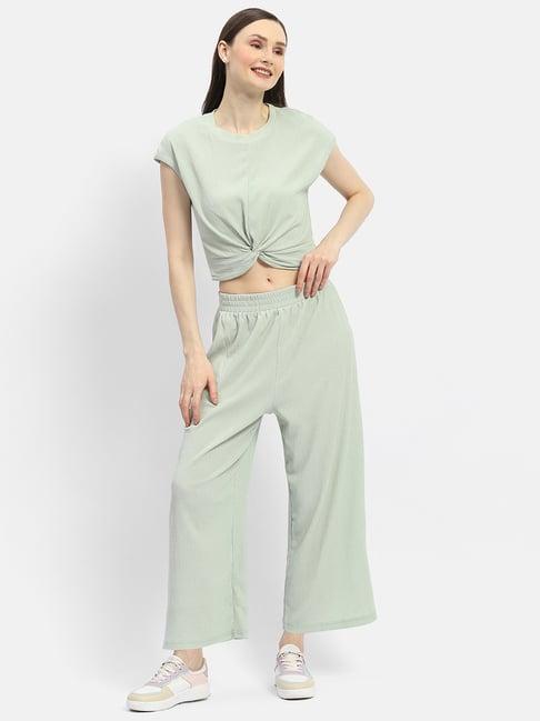 madame mint green maxi co-ord set