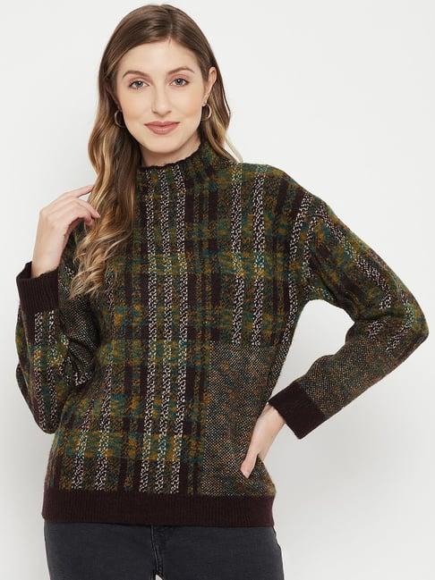 madame multicolor wool striped sweater