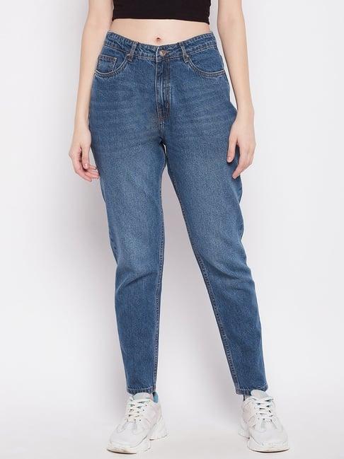 madame navy mid rise jeans