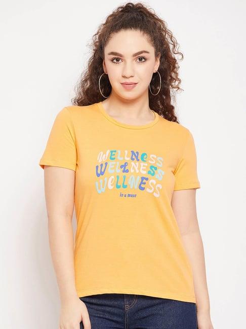 madame orange graphic print t-shirt