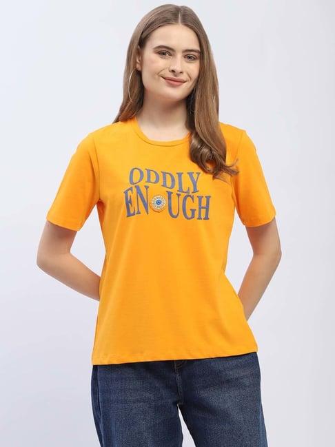 madame orange printed t-shirt