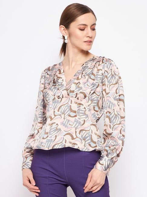 madame peach printed top