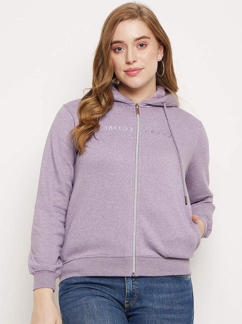 madame purple cotton sweatshirt