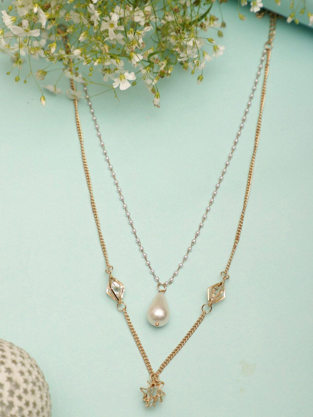 madame rose gold-plated necklace