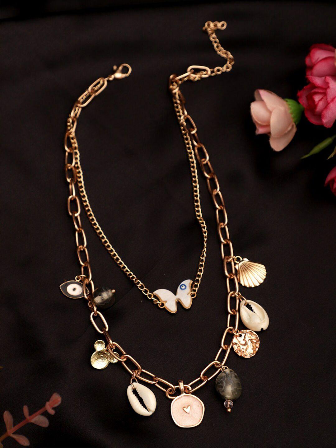 madame rose gold-plated necklace