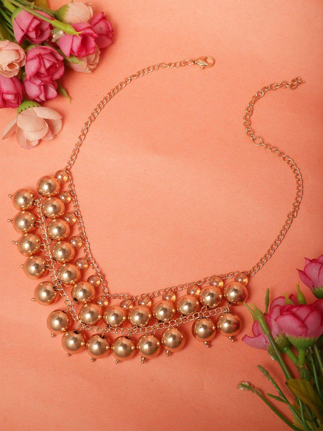 madame rose gold rose gold-plated necklace