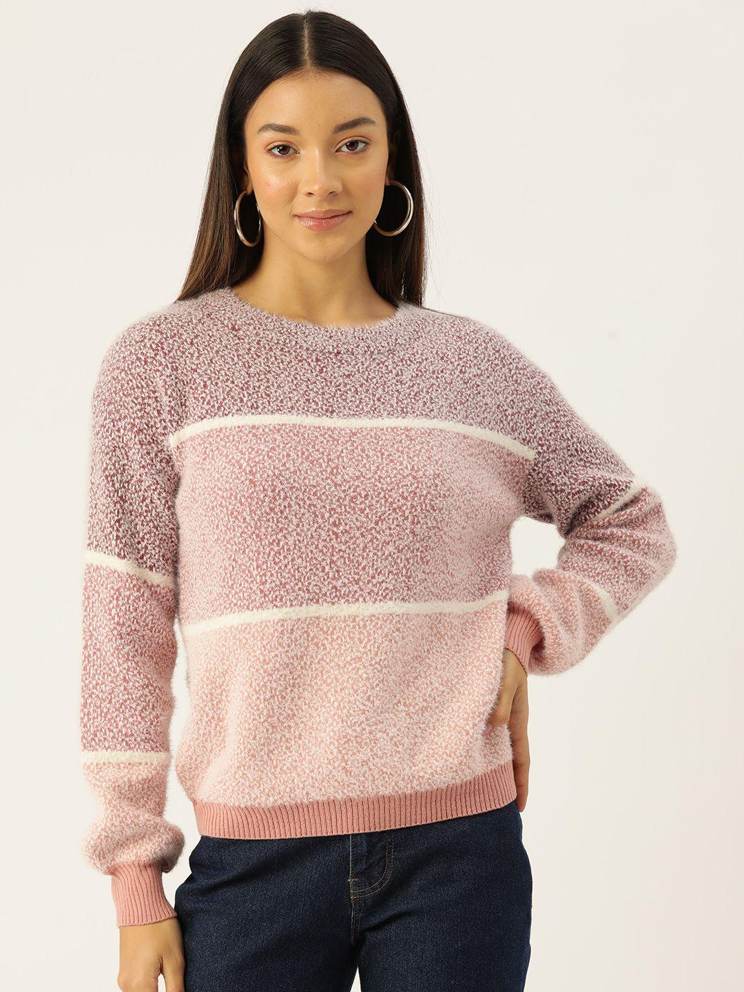 madame self-design colourblocked pullover