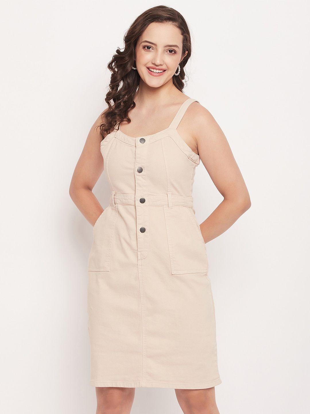 madame shoulder strap pinafore dress