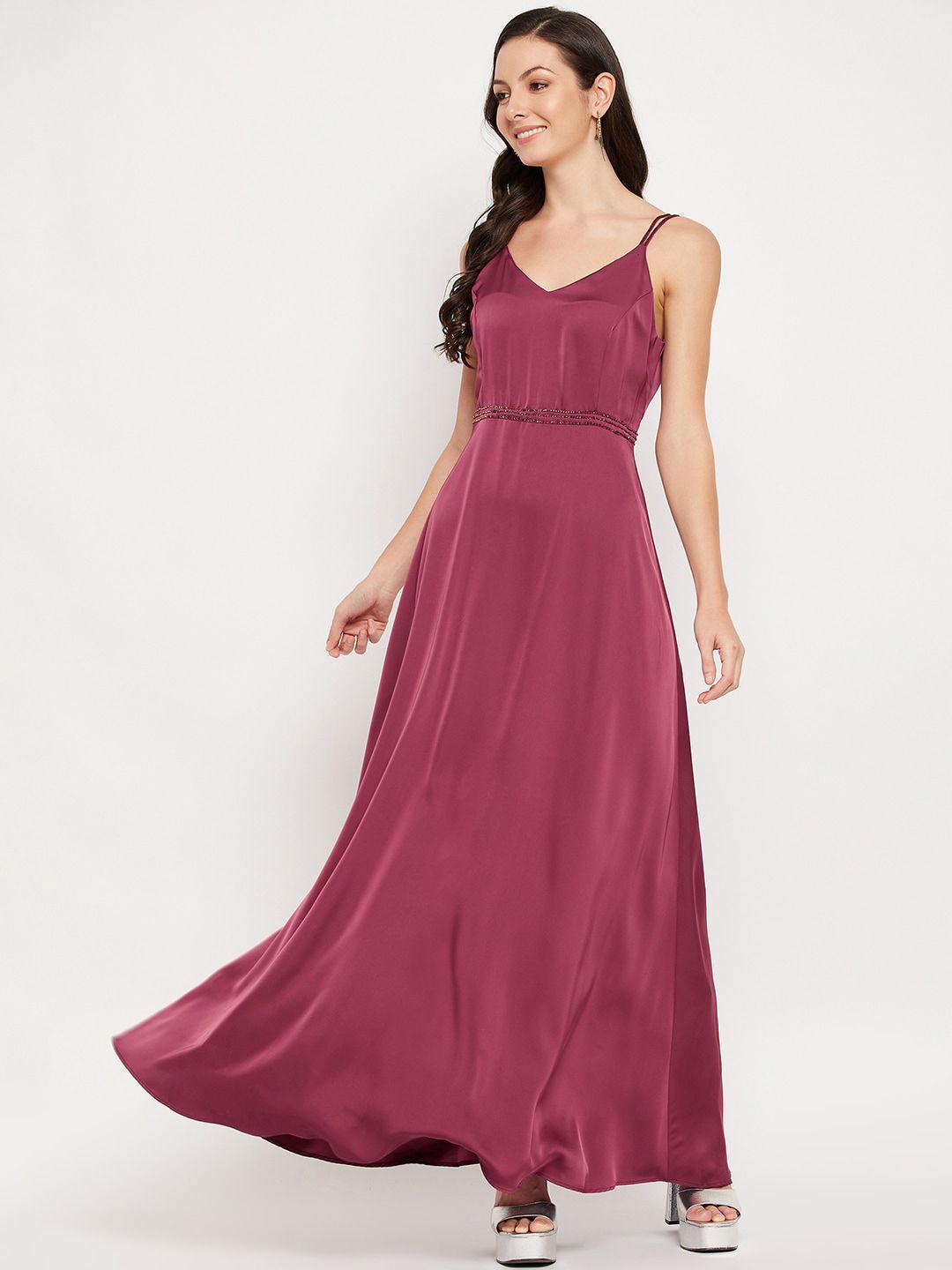 madame shoulder straps maxi dress