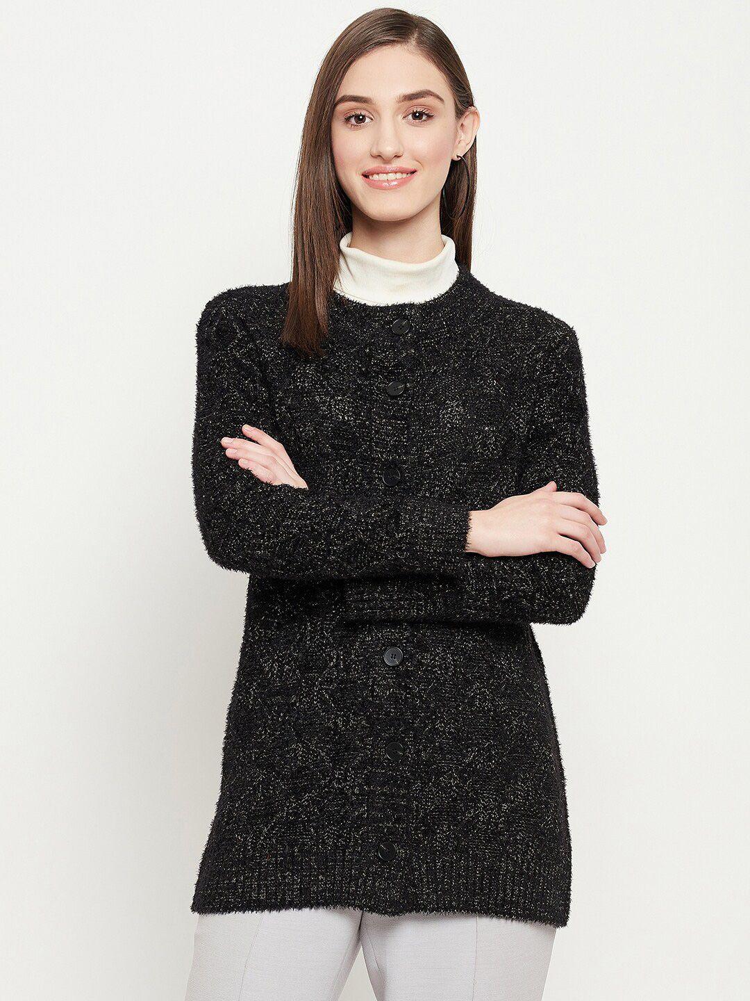 madame women cable knit cardigan