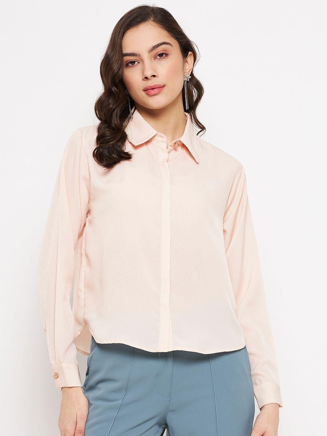 madame women long sleeves casual shirt