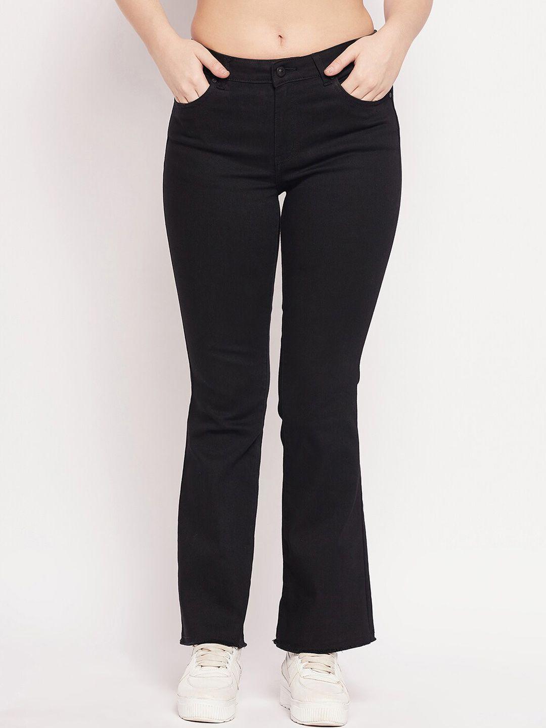 madame women mid-rise boot cut jeans