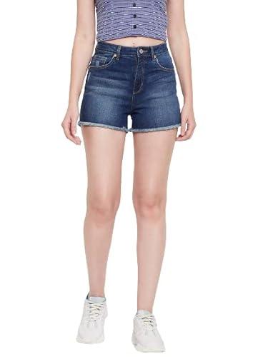 madame women navy shorts size(36)