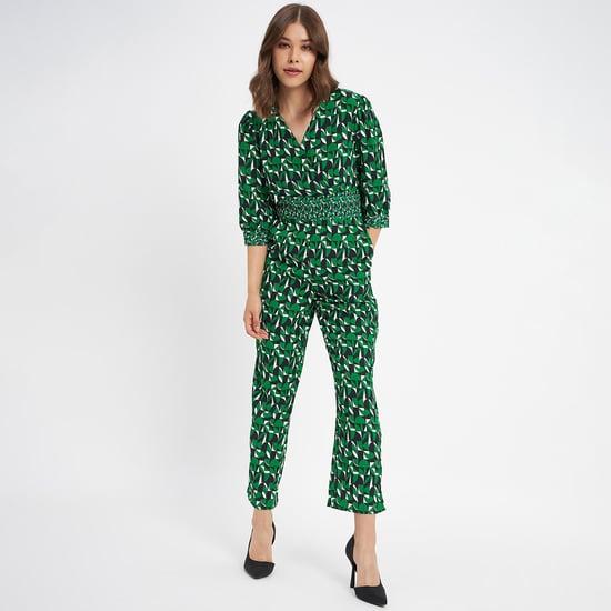 madame women printed jumpsuit