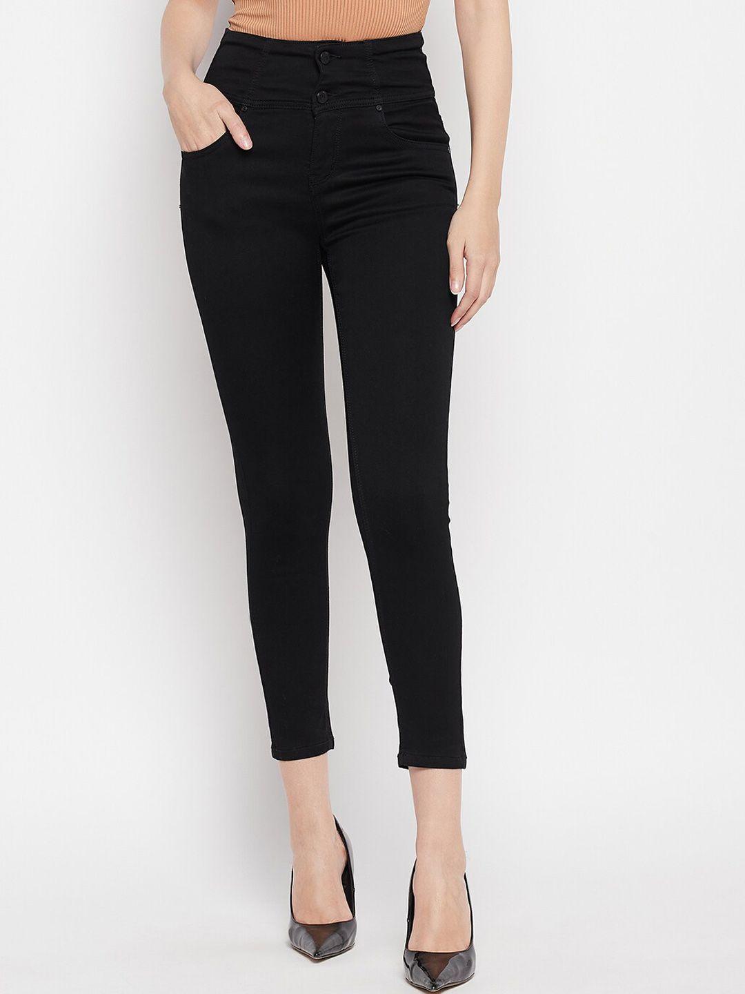 madame women regular fit cotton jeans