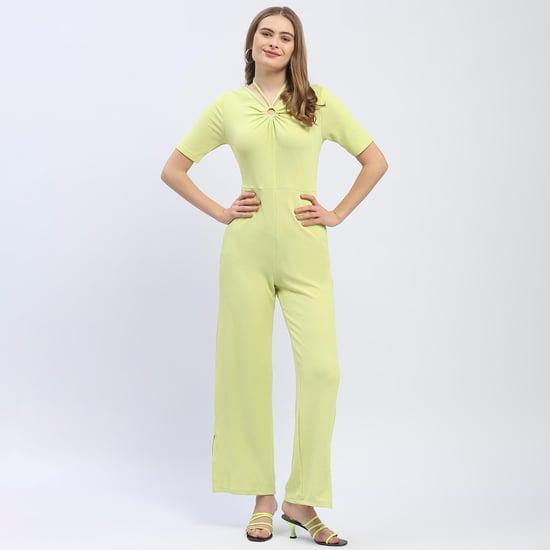 madame women ribbed jumpsuit