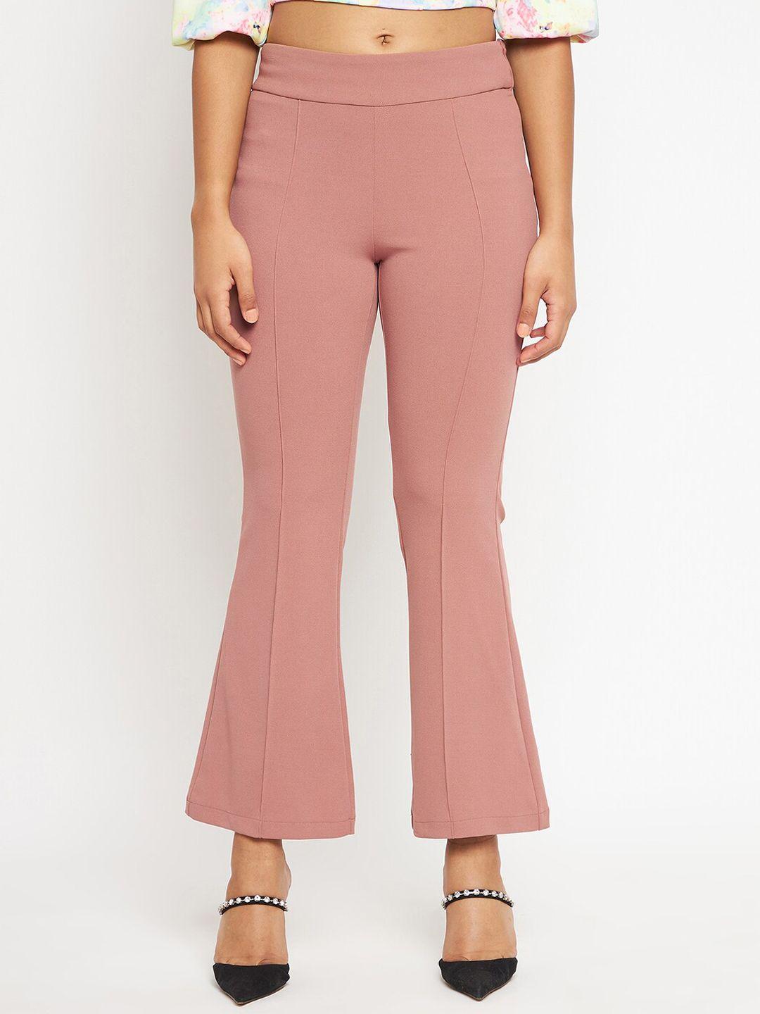 madame women rose bootcut trousers