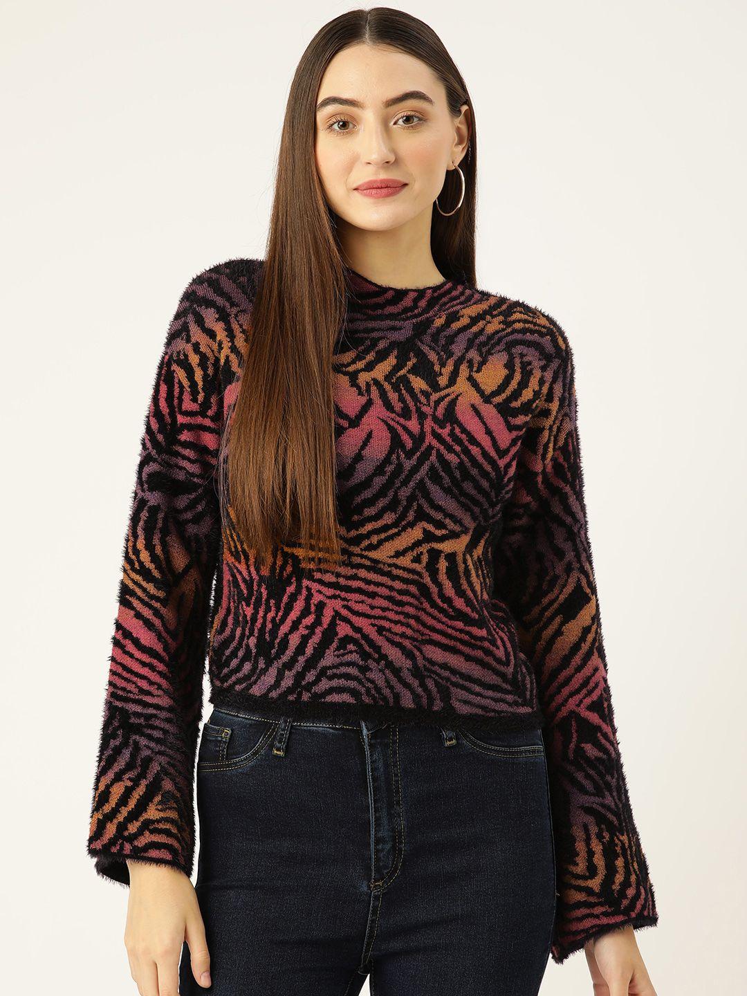 madame women self-design pullover