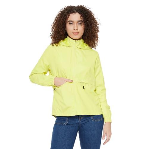 madame women solid neon jacket