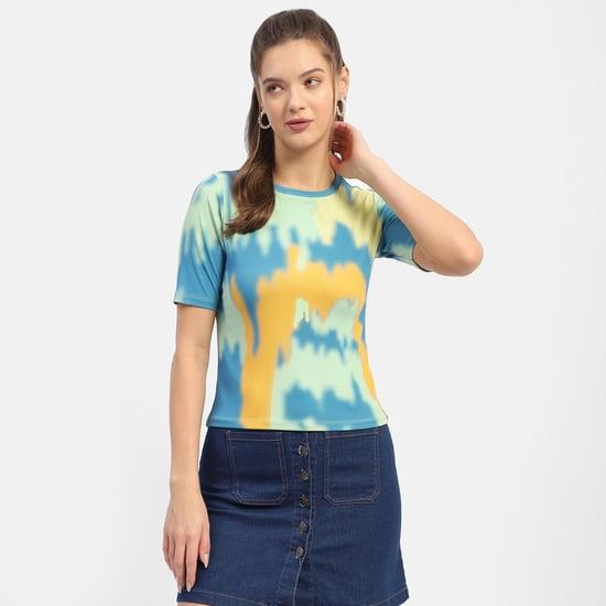 madame women tie-dye printed t-shirt