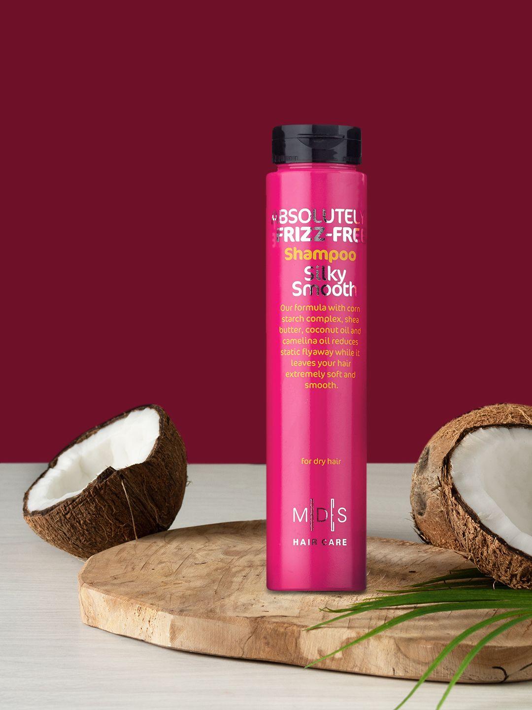 mades absolutely anti frizz silky smooth shampoo 250ml