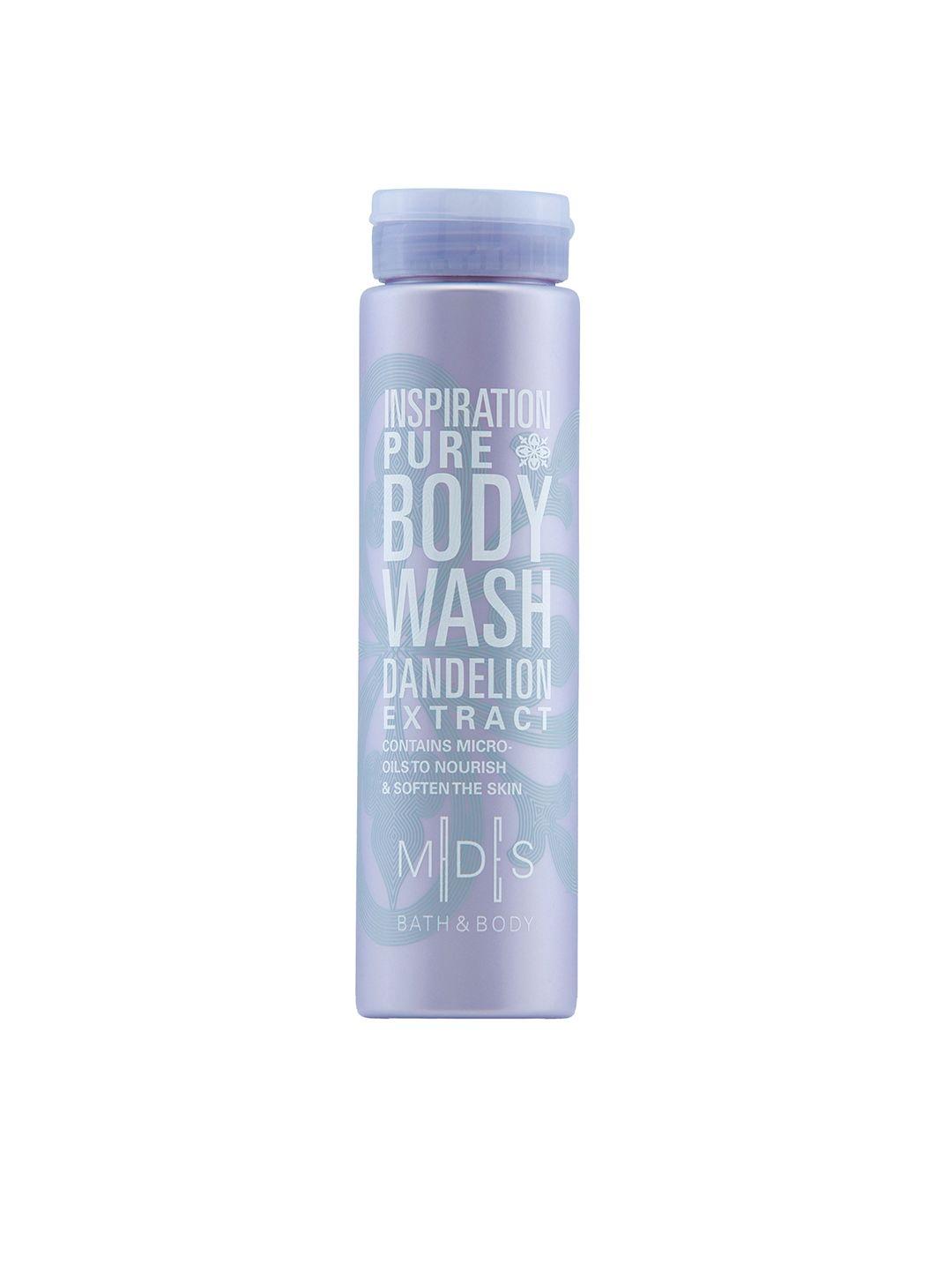 mades unisex bath & body inspiration pure dandelion extract body wash 200 ml