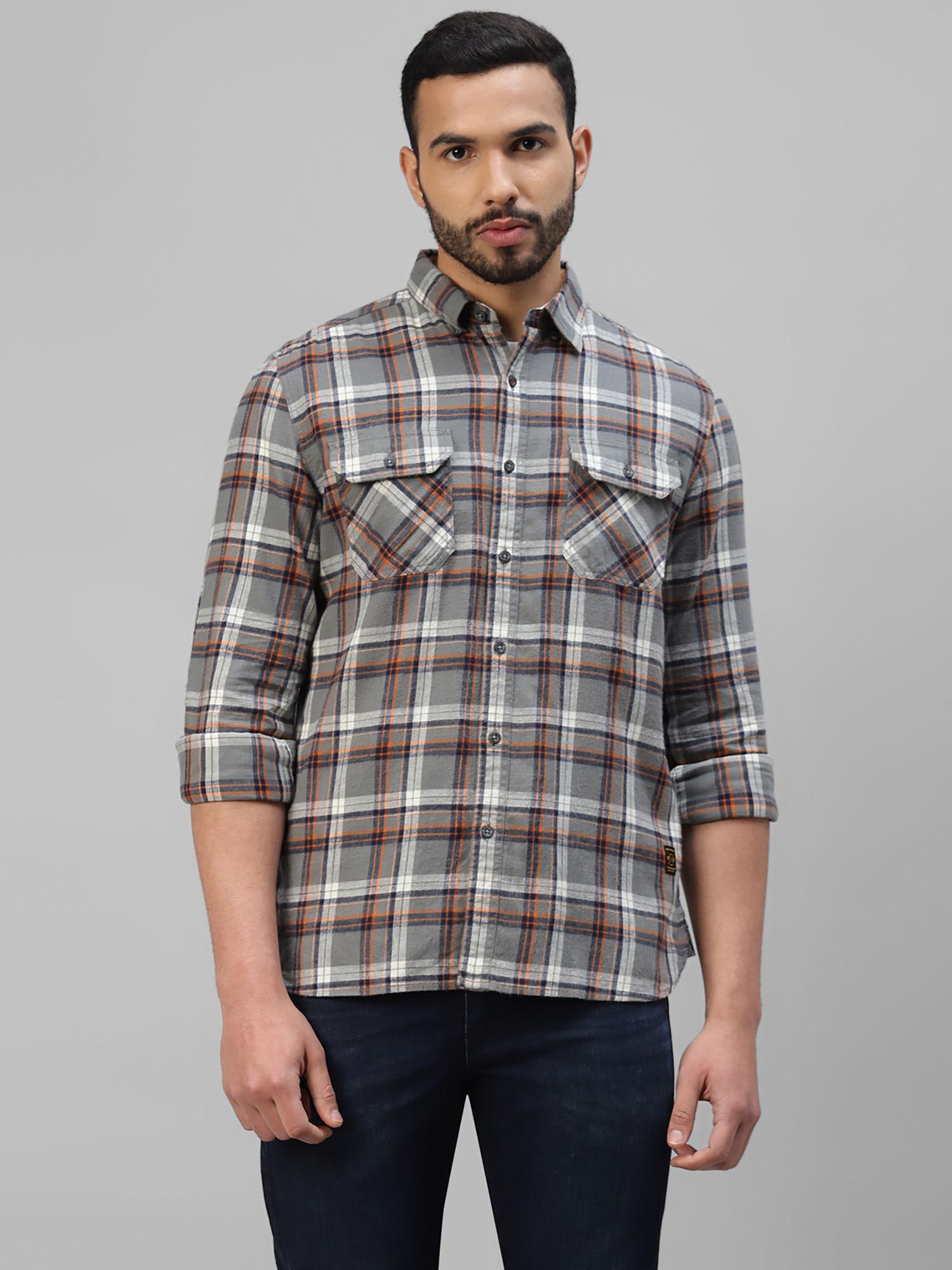 madras check shirt